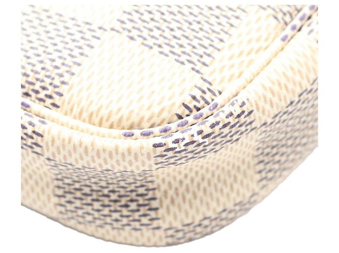 Mini Pochette Accessoires Damier Azur Bianco Louis Vuitton - vista 7
