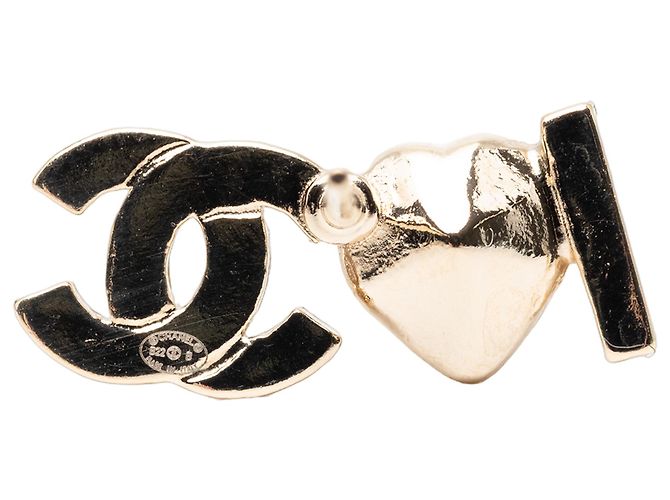 Orecchini a cuffia I Heart CC Coco in oro placcato Chanel D'oro - vista 3