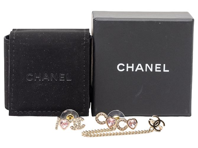 Orecchini a cuffia I Heart CC Coco in oro placcato Chanel D'oro - vista 4