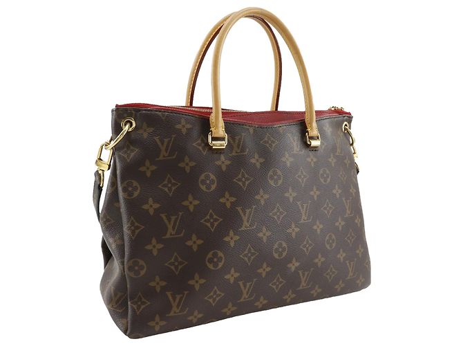 Louis Vuitton Monogram Pallas MM Marrone - vista 3