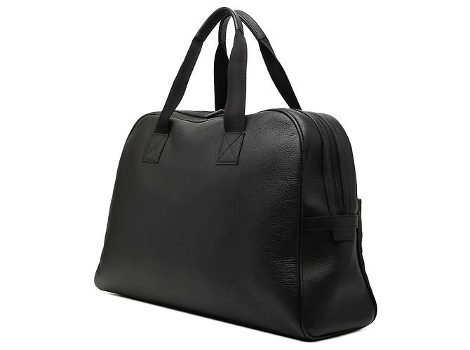 Borsa da viaggio in pelle nera Web Gucci Nero - vista 2