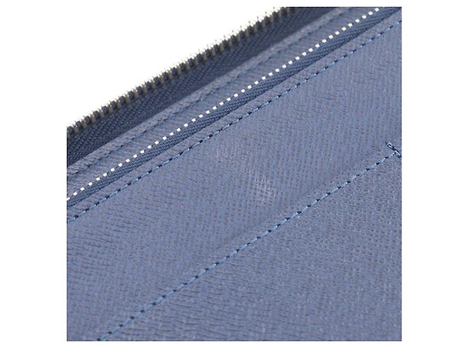 Portafoglio lungo verticale Zippy Taiga blu Louis Vuitton Blu navy - vista 12