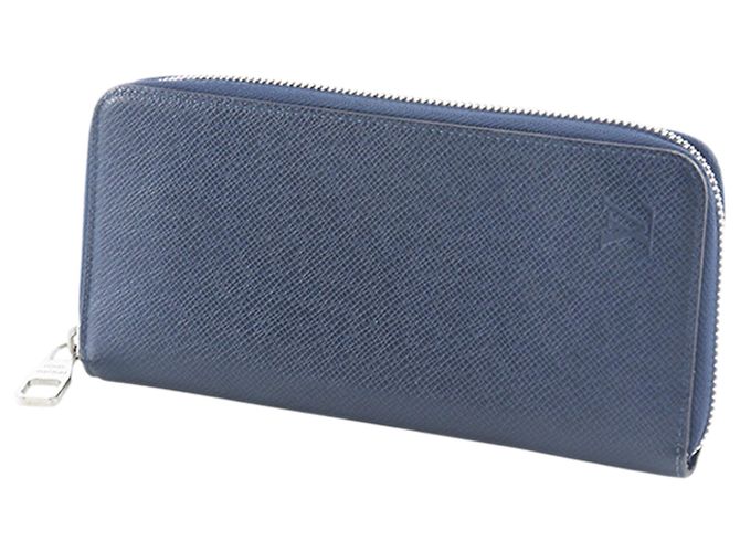 Portafoglio lungo verticale Zippy Taiga blu Louis Vuitton Blu navy - vista 3