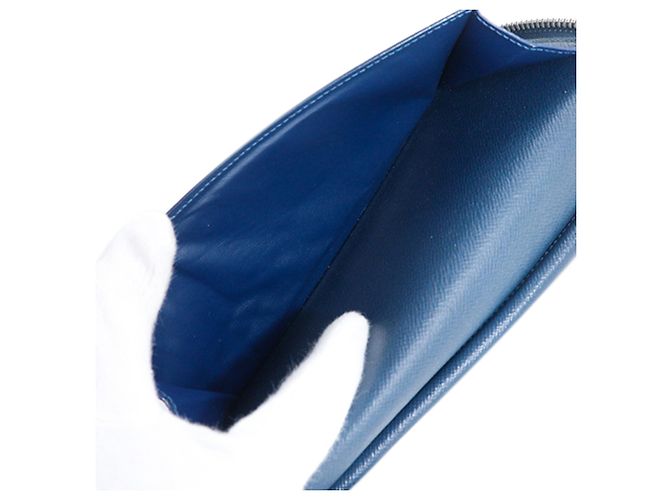 Portafoglio lungo verticale Zippy Taiga blu Louis Vuitton Blu navy - vista 7