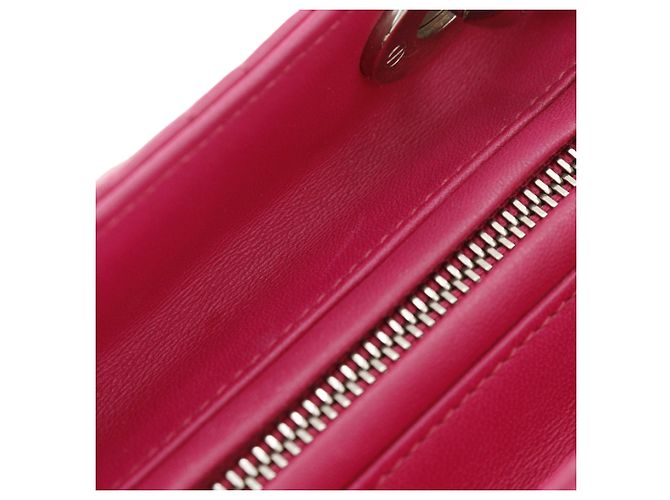 Dior Rosa Medio Cannage Lady Dior in Pelle di Agnello - vista 18