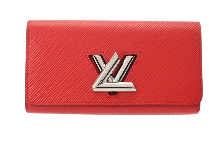Cartera Larga Twist Coquelicot Epi Louis Vuitton Roja - vista 2