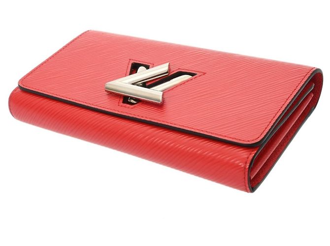Cartera Larga Twist Coquelicot Epi Louis Vuitton Roja - vista 4