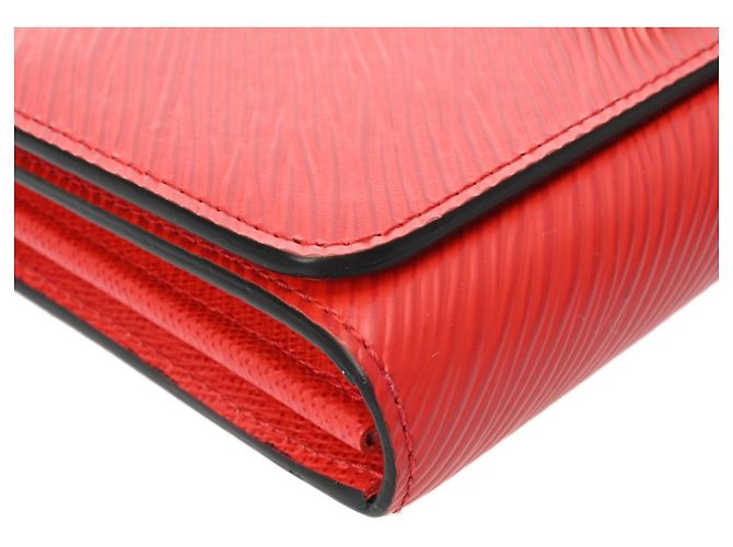 Cartera Larga Twist Coquelicot Epi Louis Vuitton Roja - vista 5