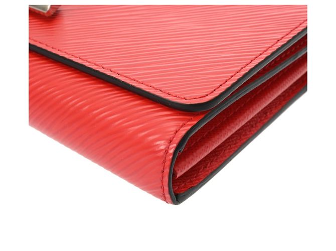 Cartera Larga Twist Coquelicot Epi Louis Vuitton Roja - vista 6