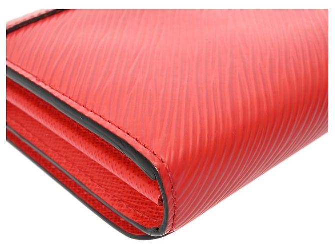 Cartera Larga Twist Coquelicot Epi Louis Vuitton Roja - vista 7