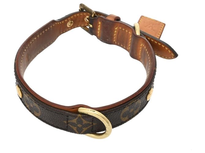 Louis Vuitton Monogram Collar and Leash Set Brown - view 4
