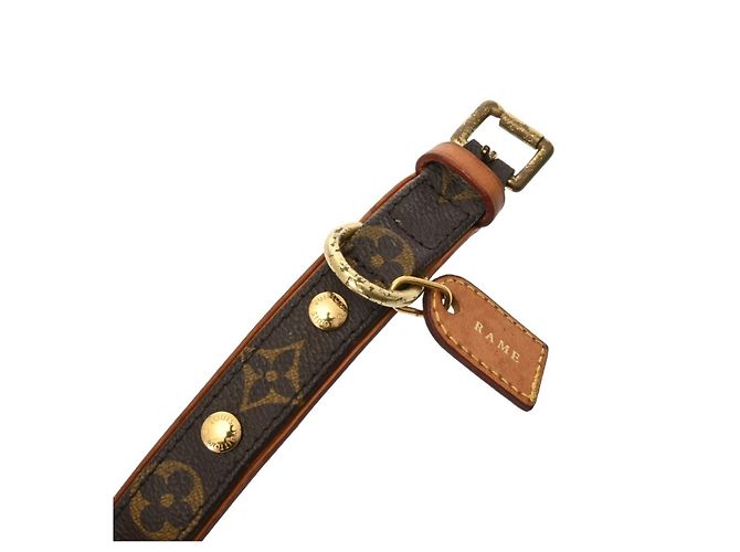 Louis Vuitton Monogram Collar and Leash Set Brown - view 7