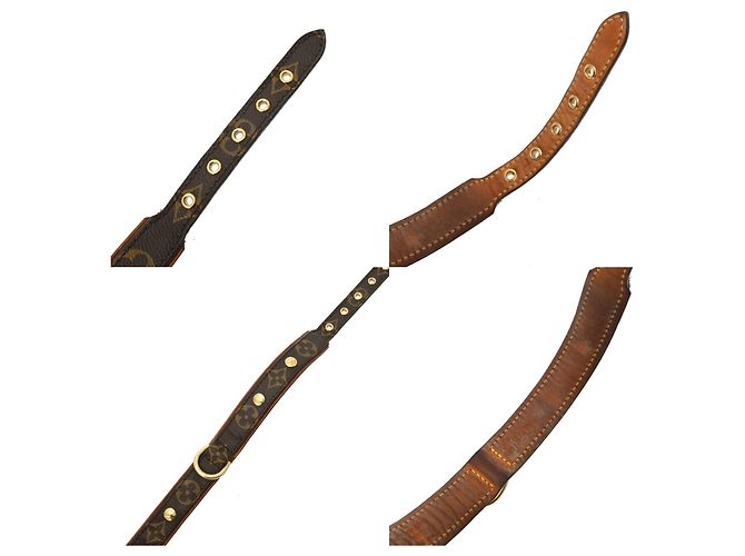 Louis Vuitton Monogram Collar and Leash Set Brown - view 9