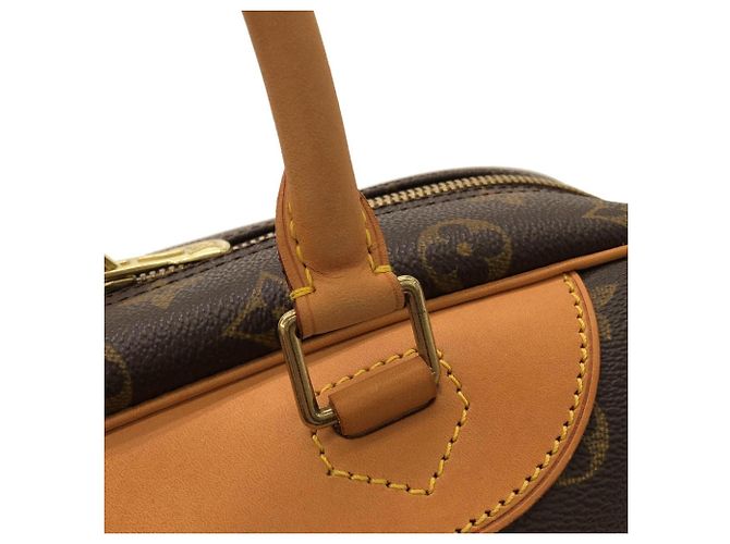 Borsa a mano Bowling Vanity Monogram Louis Vuitton Marrone - vista 4