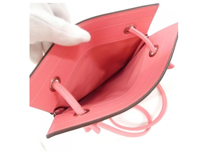 Borsa a Spalla Mini Aline di Hermès Rosa - vista 5