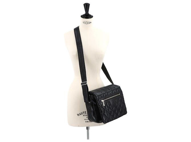 Borsa a spalla piccola Chanel Coco Cocoon Nero - vista 10