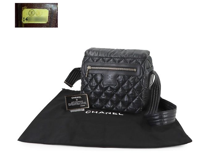 Borsa a spalla piccola Chanel Coco Cocoon Nero - vista 2