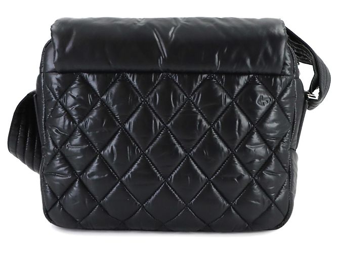 Borsa a spalla piccola Chanel Coco Cocoon Nero - vista 3