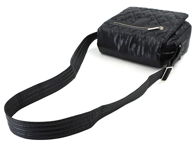 Borsa a spalla piccola Chanel Coco Cocoon Nero - vista 6