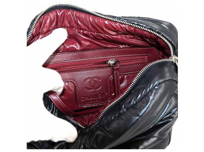 Borsa a spalla piccola Chanel Coco Cocoon Nero - vista 8