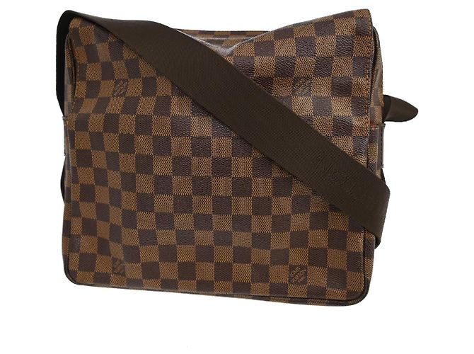 Borsa a mano Naviglio Damier Louis Vuitton Marrone - vista 2