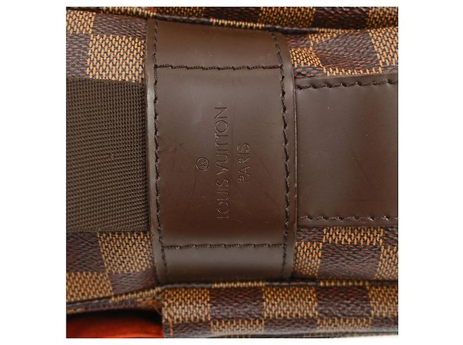 Borsa a mano Naviglio Damier Louis Vuitton Marrone - vista 4