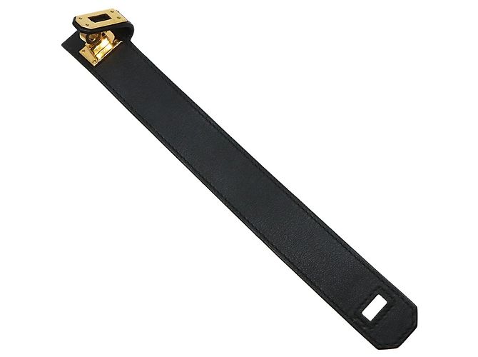 Bracciale Charm Kelly Twist PM di Hermès Nero - vista 5