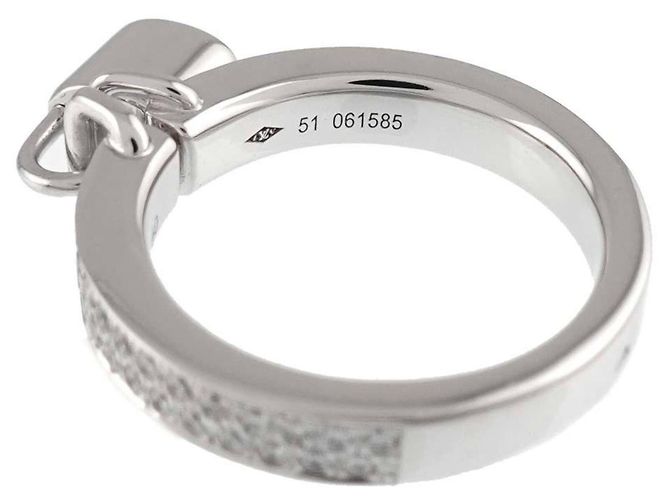 Louis Vuitton Lockit Ring aus 18K Weißgold - Ansicht 4