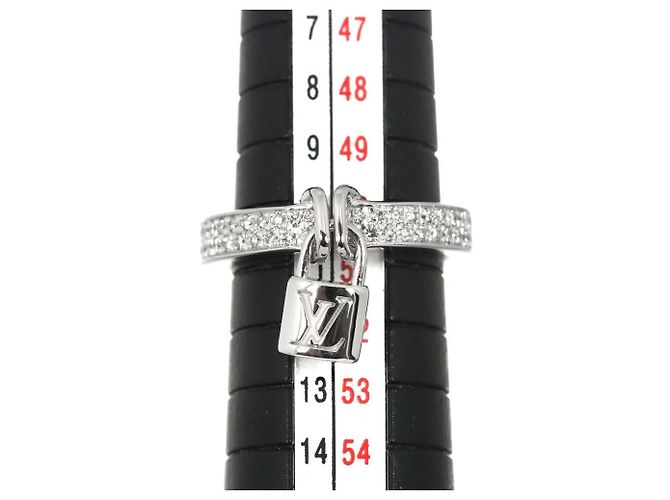 Louis Vuitton Lockit Ring aus 18K Weißgold - Ansicht 8