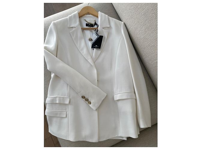 Blazer blanco Elisabetta Franchi - vista 2