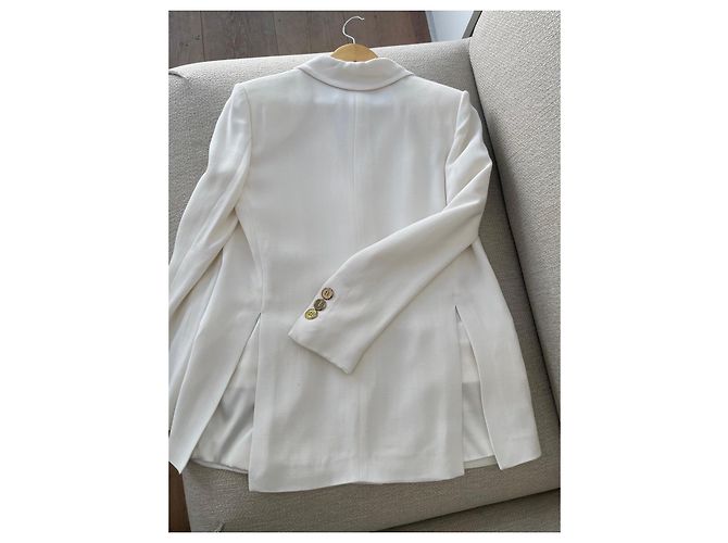 Blazer blanco Elisabetta Franchi - vista 4
