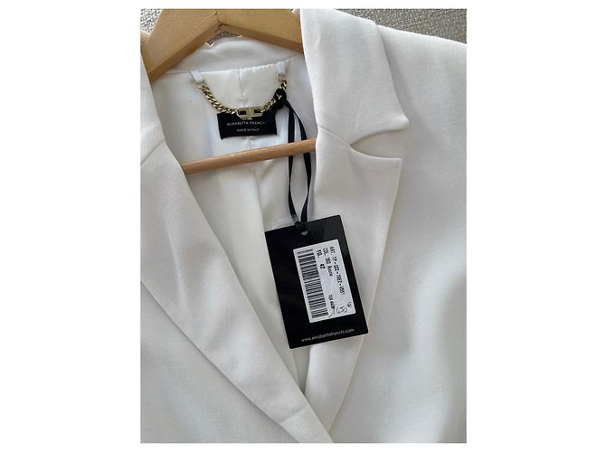 Blazer blanco Elisabetta Franchi - vista 6