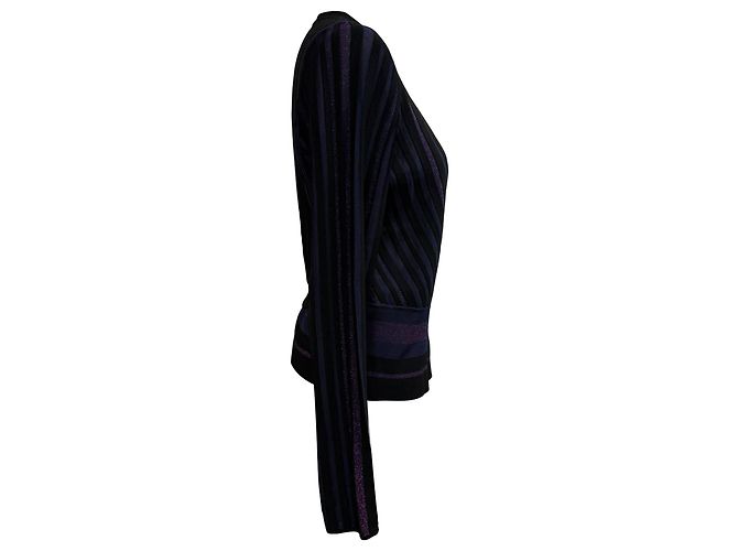 Top Wrap Diane von Furstenberg in Viscosa Multicolore - vista 2