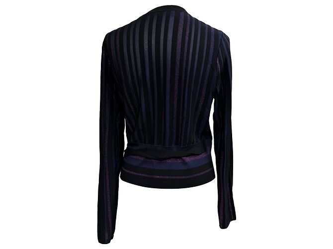 Top Wrap Diane von Furstenberg in Viscosa Multicolore - vista 3
