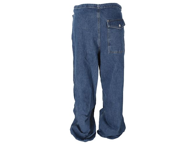 Autre Marque Dion Lee Parachute Weite Jeans aus hellblauem Baumwollstoff - Ansicht 3