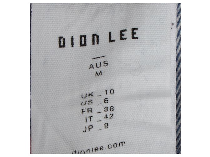 Autre Marque Dion Lee Parachute Weite Jeans aus hellblauem Baumwollstoff - Ansicht 6