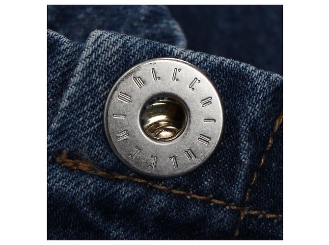 Autre Marque Dion Lee Parachute Weite Jeans aus hellblauem Baumwollstoff - Ansicht 9