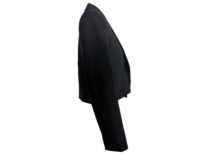 Blazer corto Iro Jomara en algodón negro - vista 2