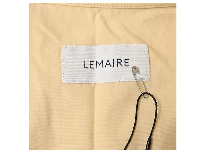 Vestido Camisa Reunido Lemaire en Algodón Amarillo - vista 4