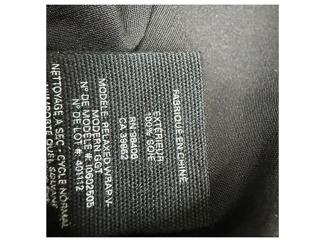 Theory Bluse aus schwarzer Seide - Ansicht 5