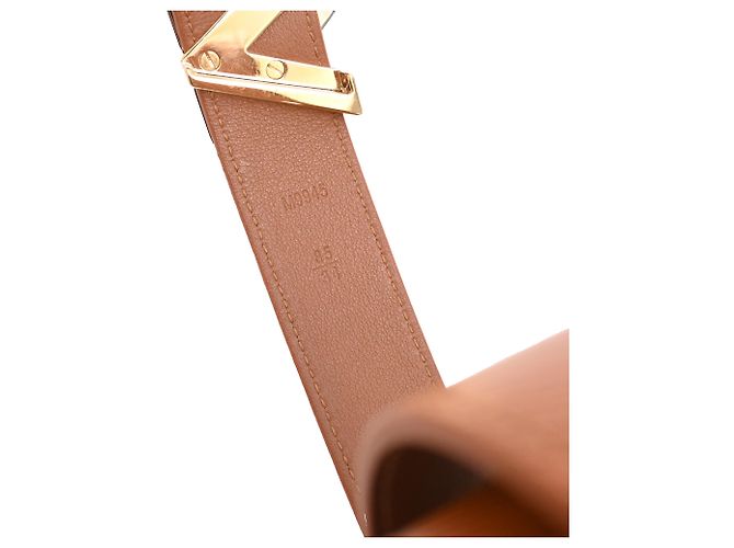 Cinturón Louis Vuitton Twist en cuero Epi marrón Castaño Roja - vista 7