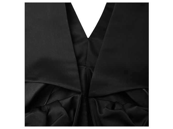 Crop Top Louis Vuitton in Seta Nera Nero - vista 5