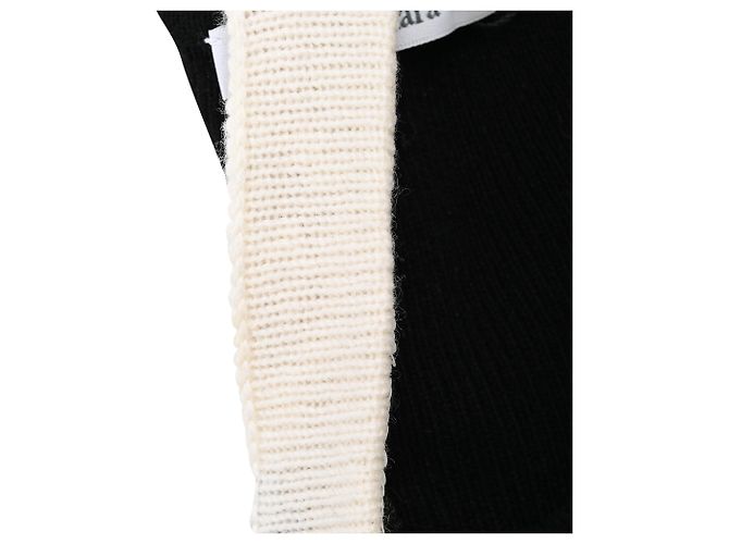Schwarzes Woll-Top mit Pleiadi-Pailletten von Max Mara - Ansicht 6