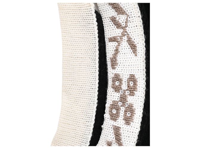 Schwarzes Woll-Top mit Pleiadi-Pailletten von Max Mara - Ansicht 9
