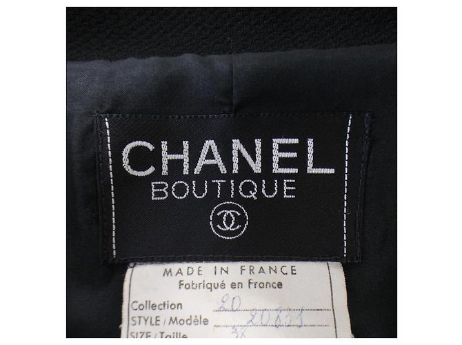 Tailleur Vintage Chanel Preto - vista 4
