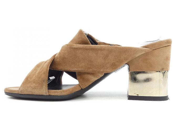Sandali in pelle Roger Vivier Marrone - vista 2