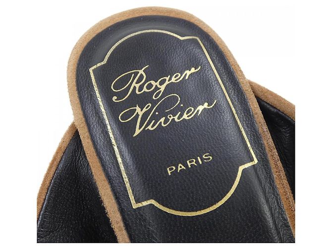 Sandali in pelle Roger Vivier Marrone - vista 6