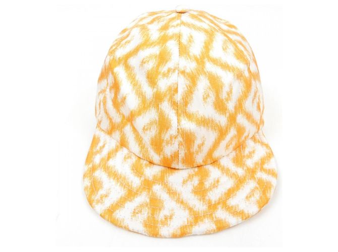 Fendi Hat White Orange - view 2