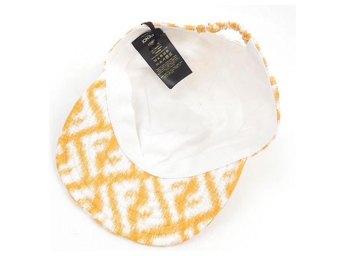 Fendi Hat White Orange - view 5