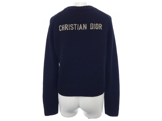Tejido de cachemira Christian Dior Negro - vista 2